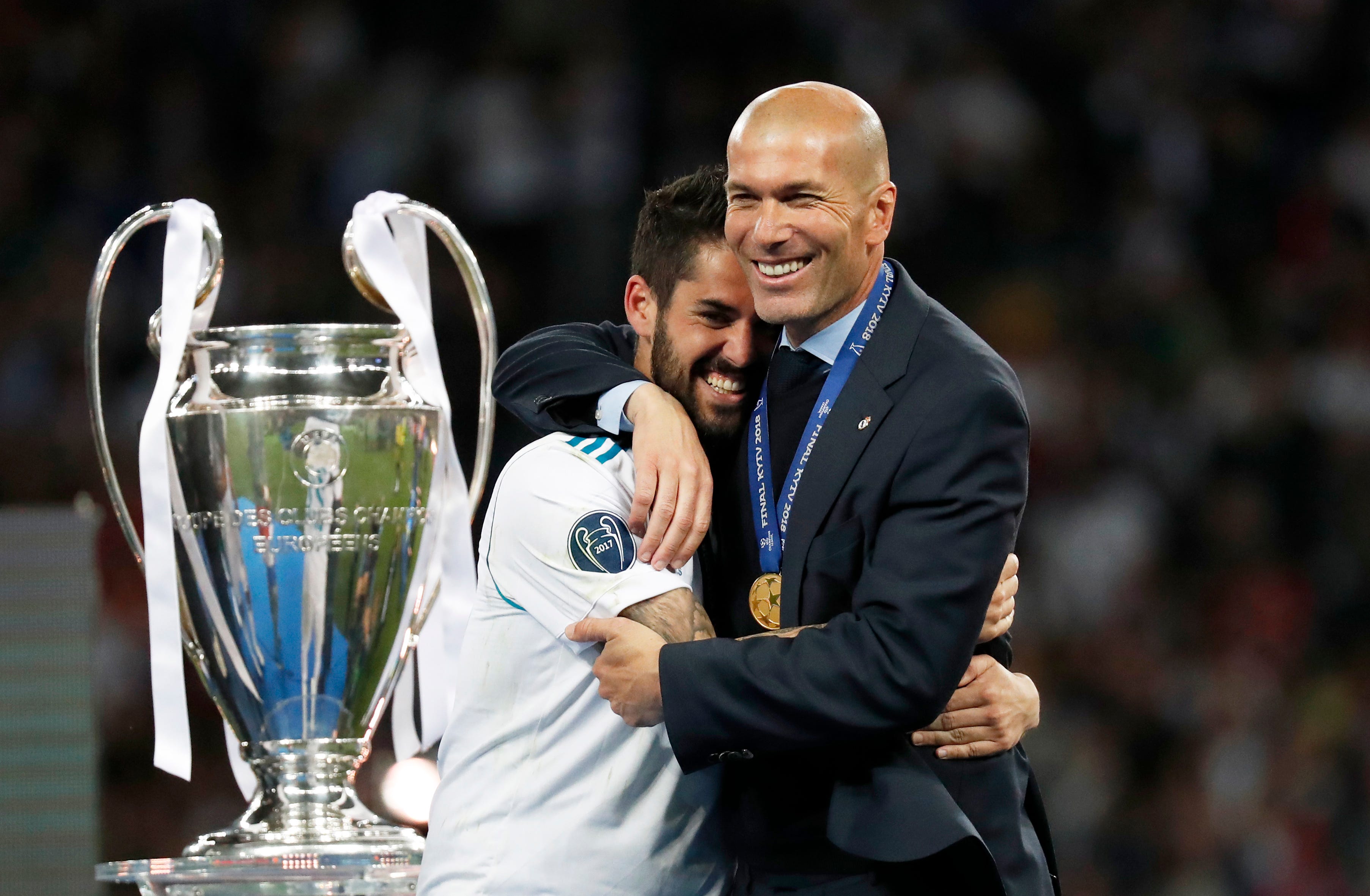 zidane real madrid champions league